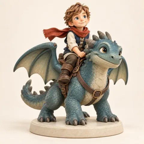 A boy and his dragon